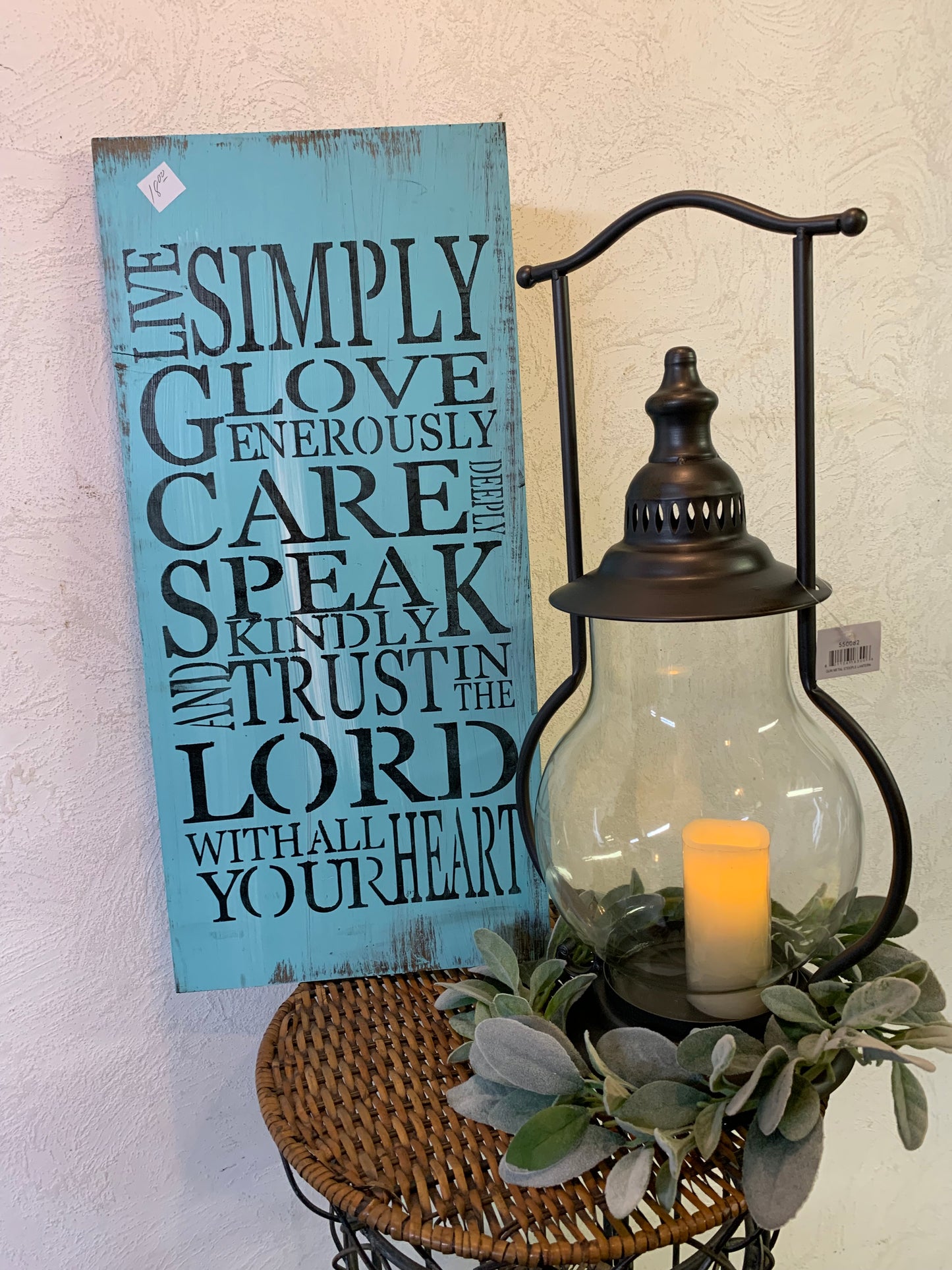 Live Simply Wood Sign